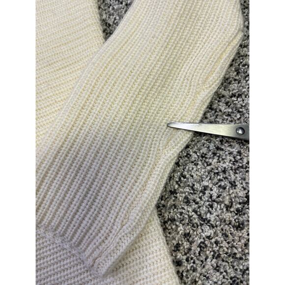 Athleta Cream Knit Long Sleeve Sweater, Sz‎ Small Activewear Athleisure CozyCore - Picture 10 of 11
